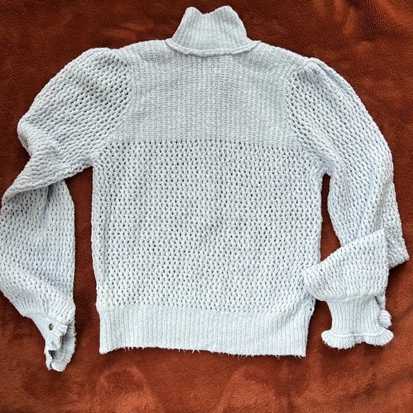 NWT Free People Care FP Snowdrift Pullover / Peri Ice Size XS - Picture 10 of 10